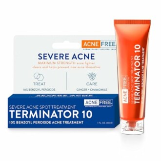 Acne Free Terminator 10 Severe Acne Spot Treatment with Benzoyl Peroxide